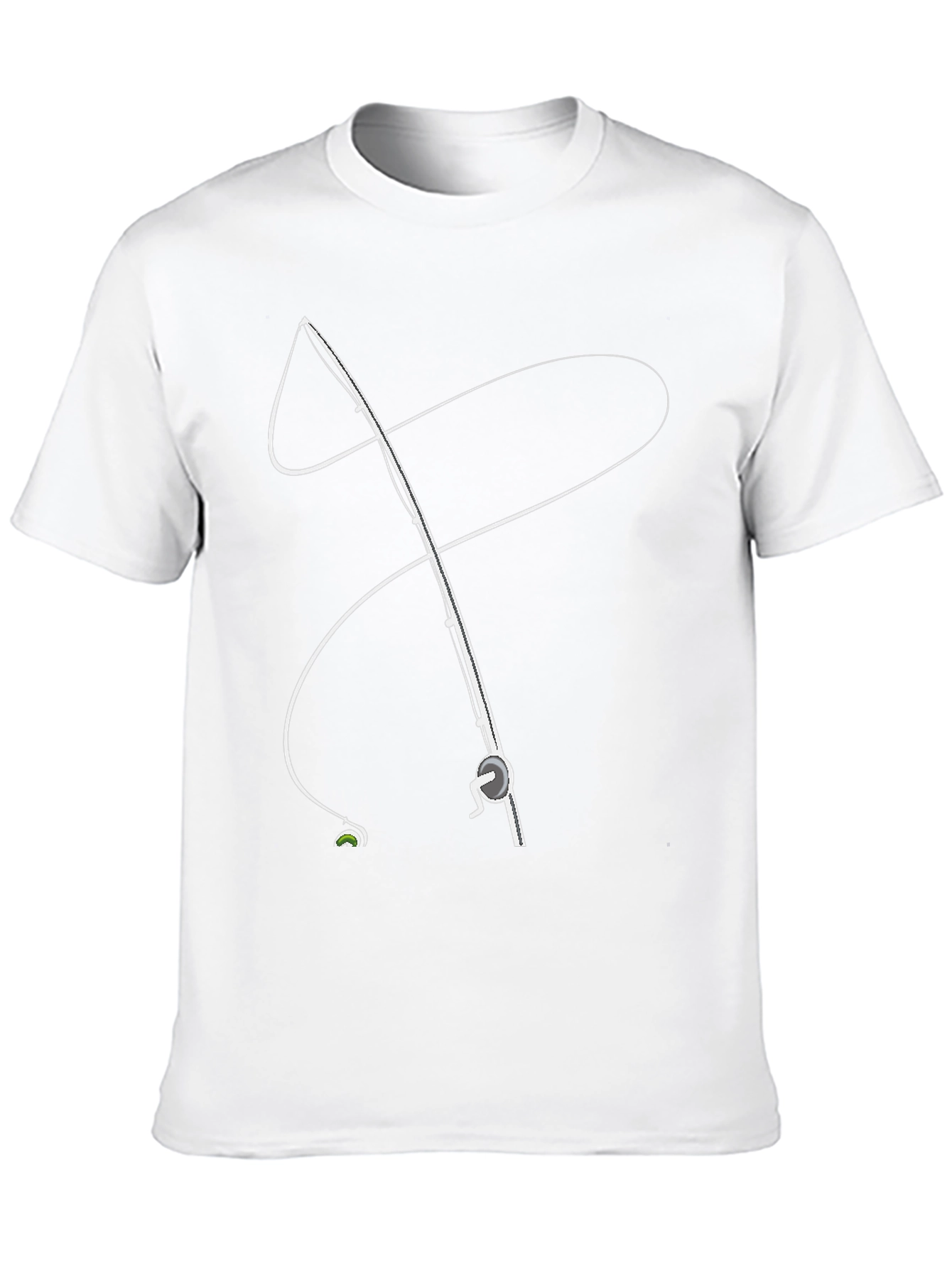 Fishing Rod Graphic Tee - Stylish Angler Apparel