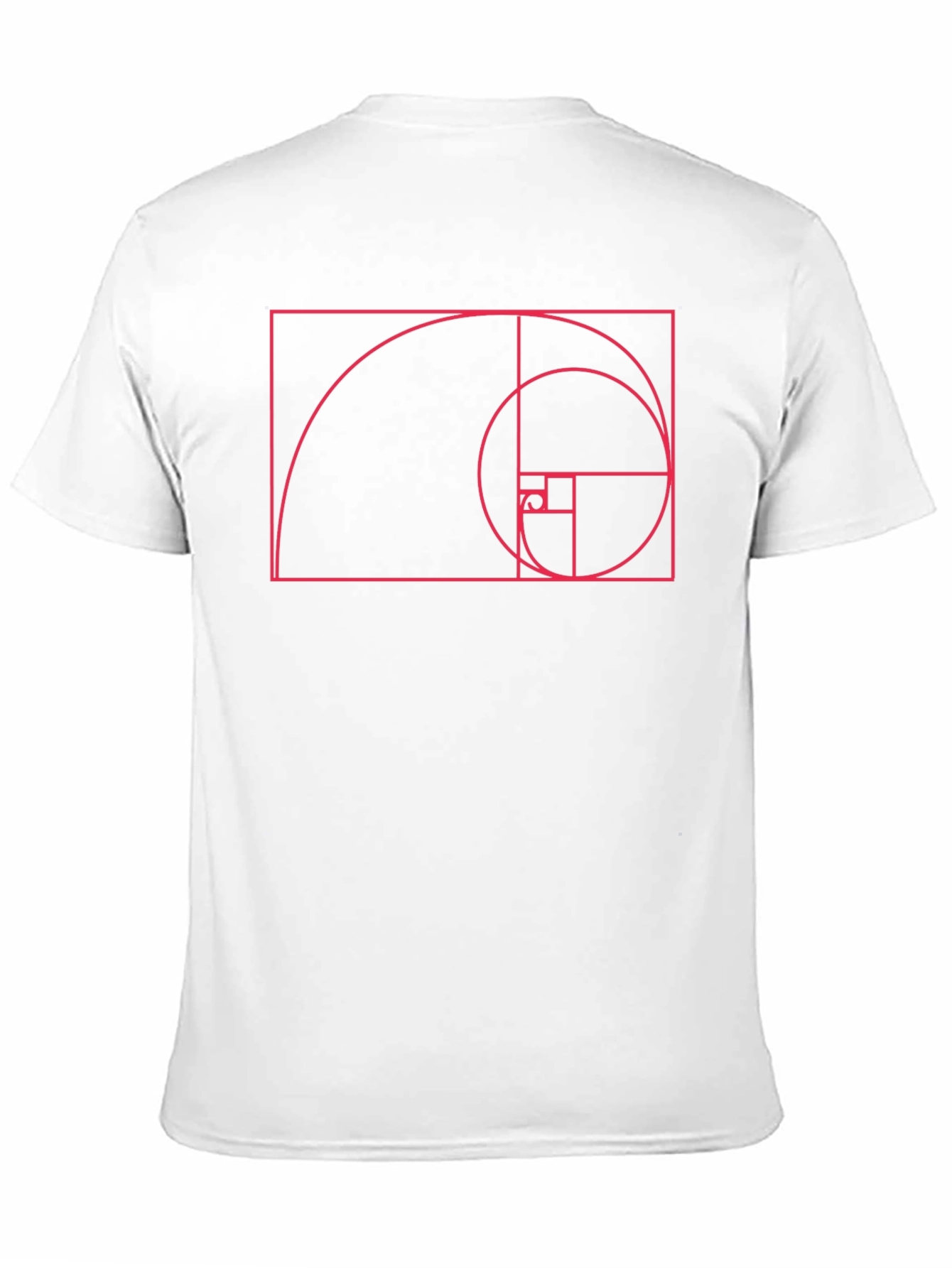 Golden Ratio Spiral Graphic Tee - Black