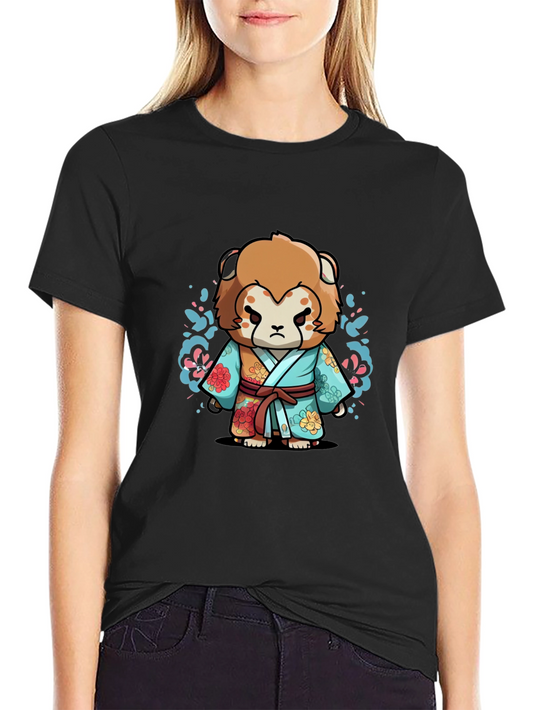 Anime Inspired Lion Graphic T-Shirt
