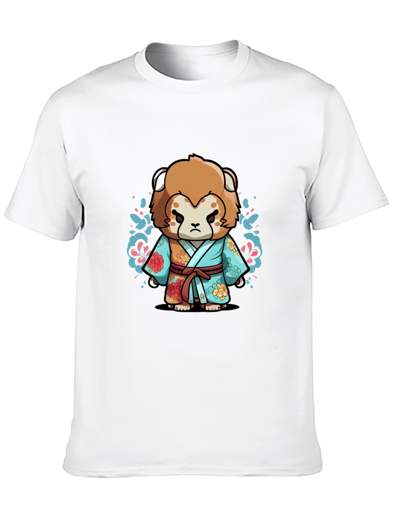 Anime Inspired Lion Graphic T-Shirt
