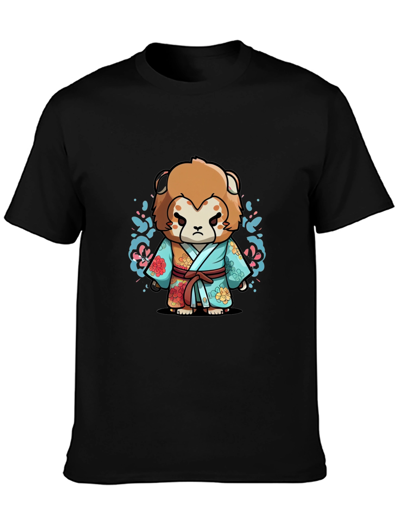 Anime Inspired Lion Graphic T-Shirt