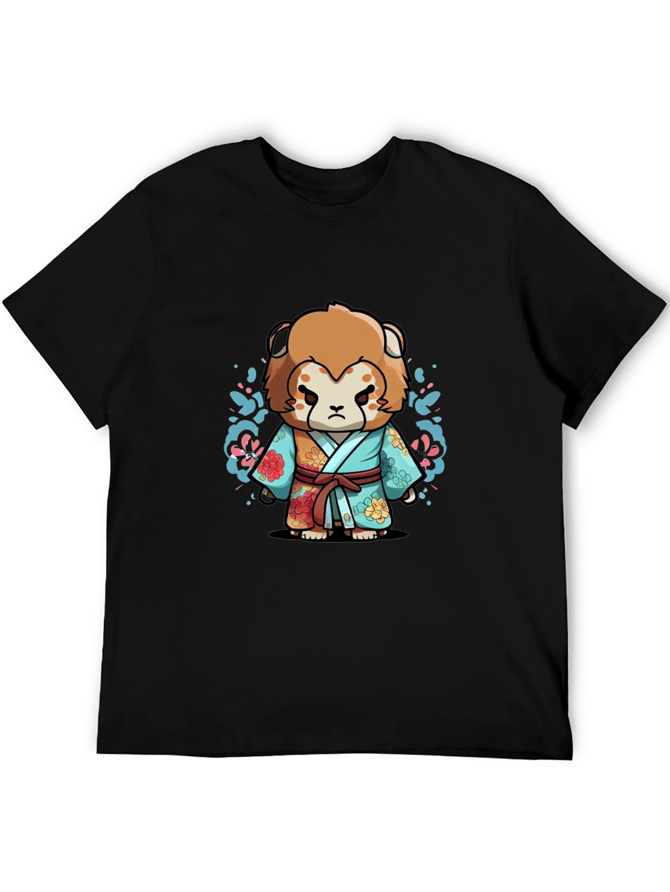 Anime Inspired Lion Graphic T-Shirt
