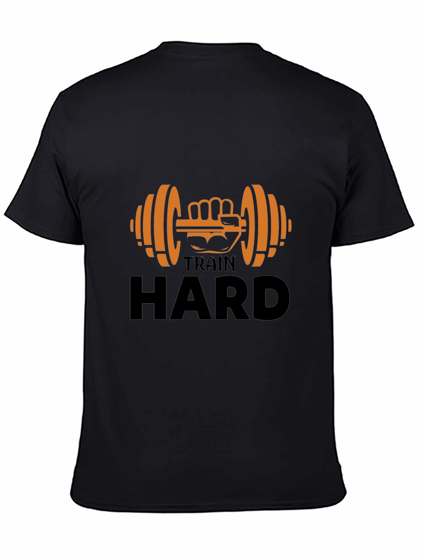 Train Hard T-Shirt - Fitness Gym Workout Tee