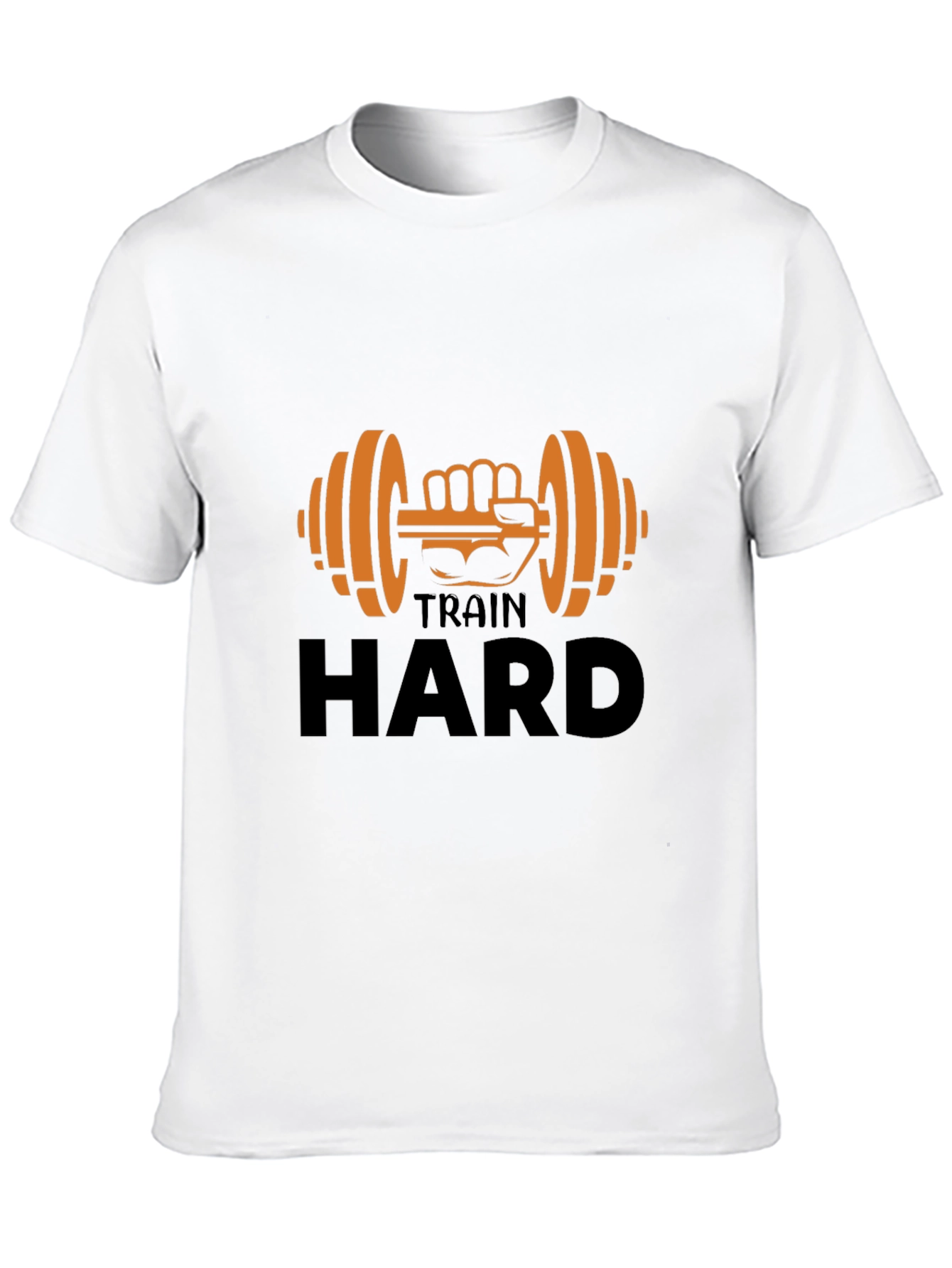 Train Hard T-Shirt - Fitness Gym Workout Tee