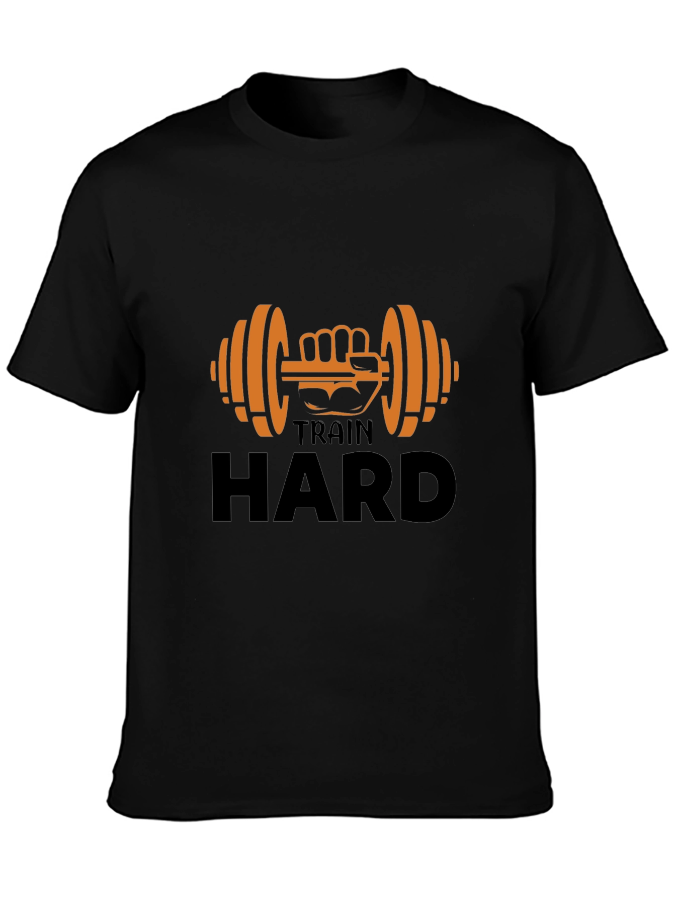 Train Hard T-Shirt - Fitness Gym Workout Tee