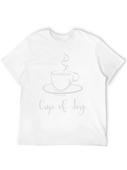 Cup of Joy Graphic T-Shirt - Black