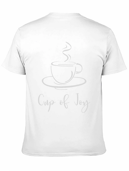 Cup of Joy Graphic T-Shirt - Black