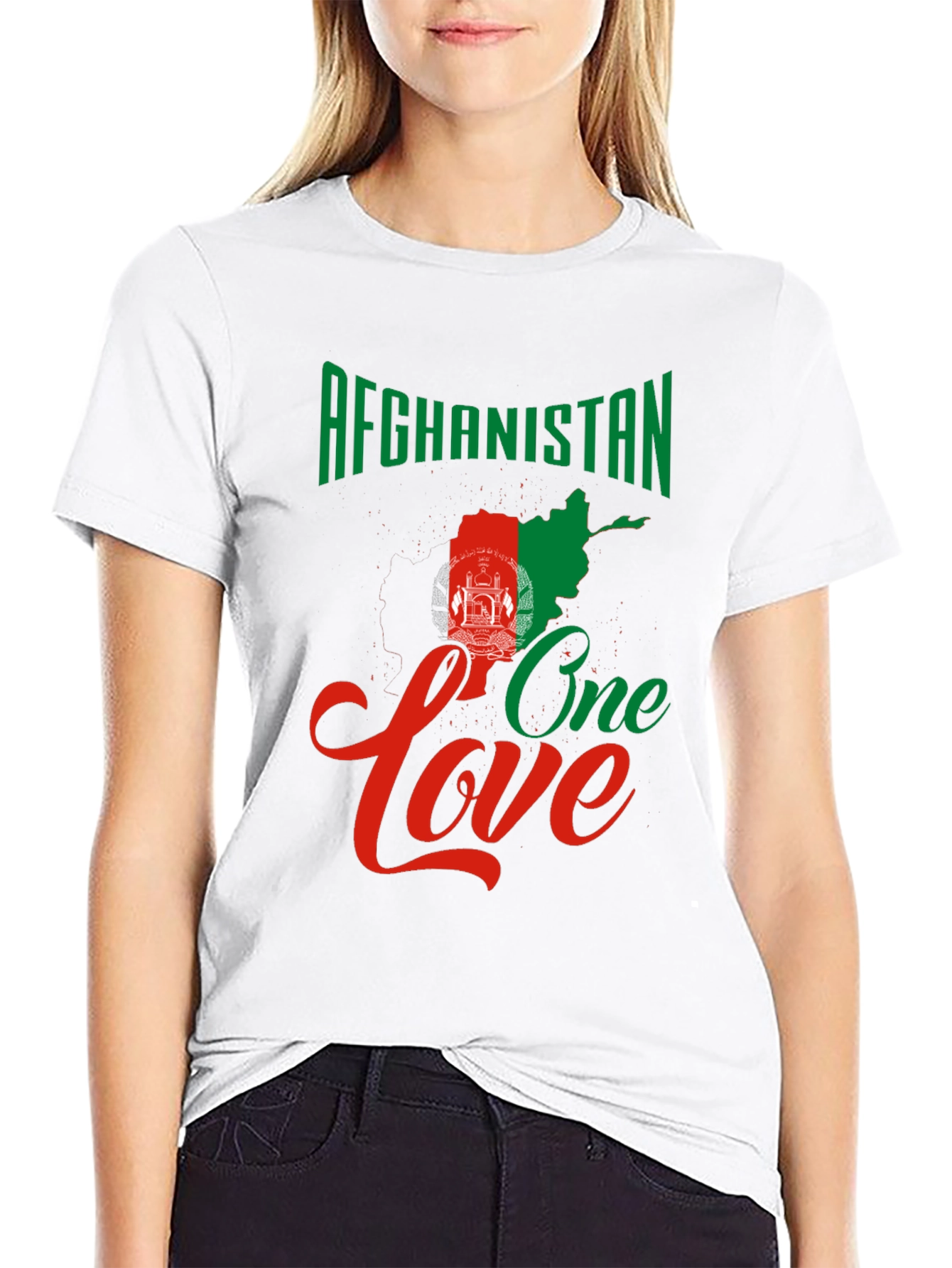 Afghanistan One Love Graphic T-Shirt