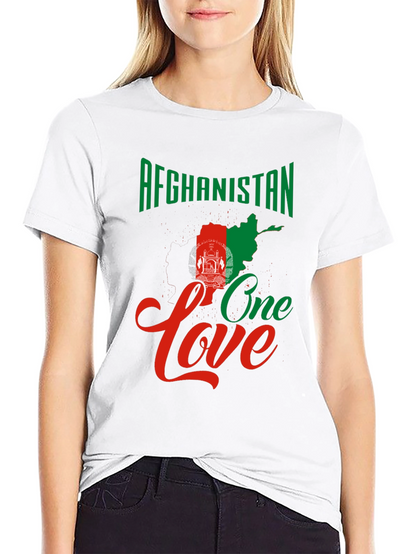 Afghanistan One Love Graphic T-Shirt