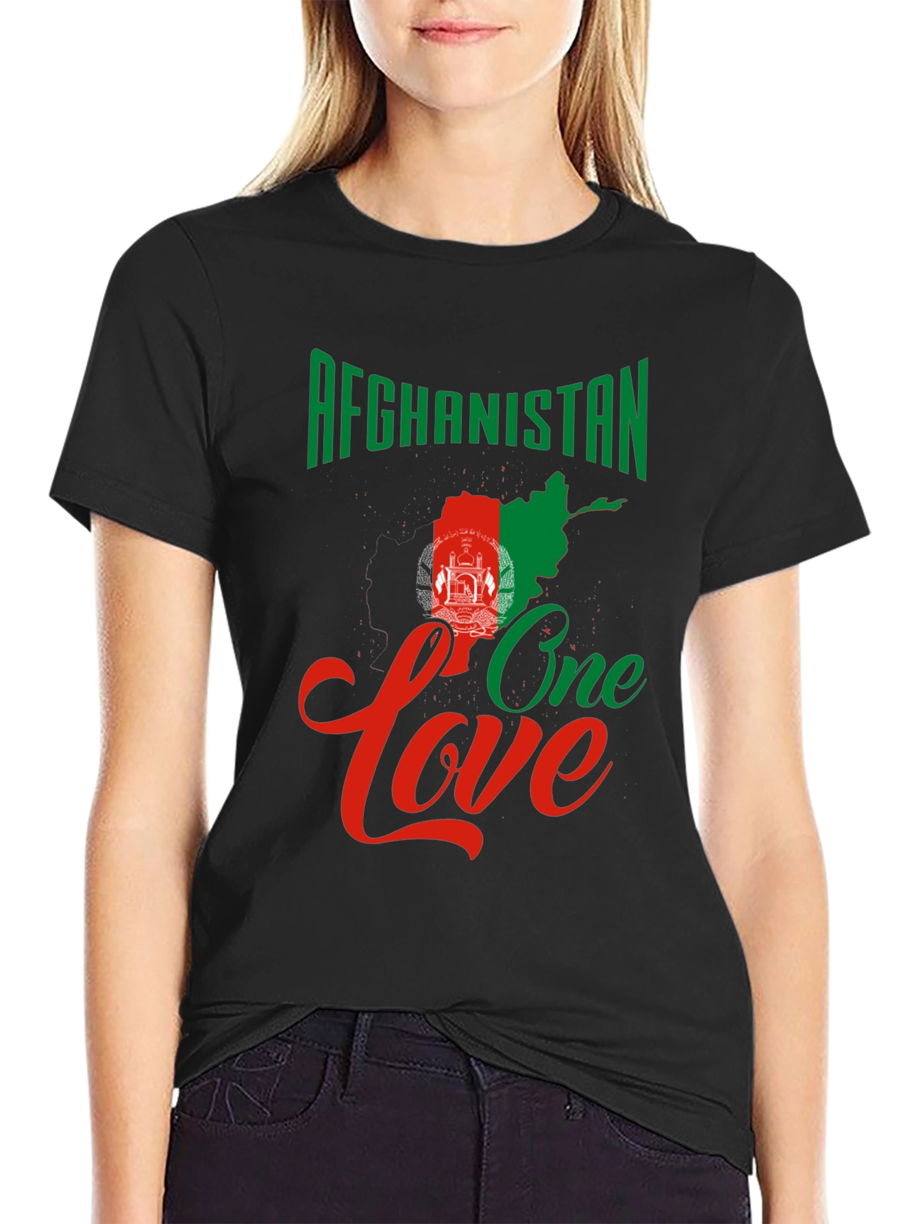 Afghanistan One Love Graphic T-Shirt