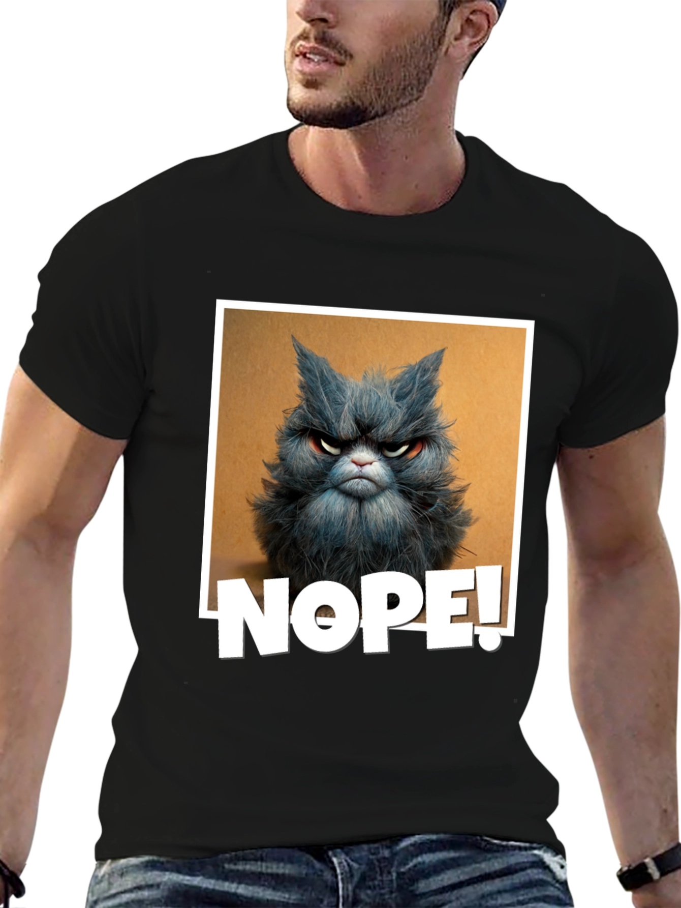 Grumpy Cat NOPE! Graphic Tee