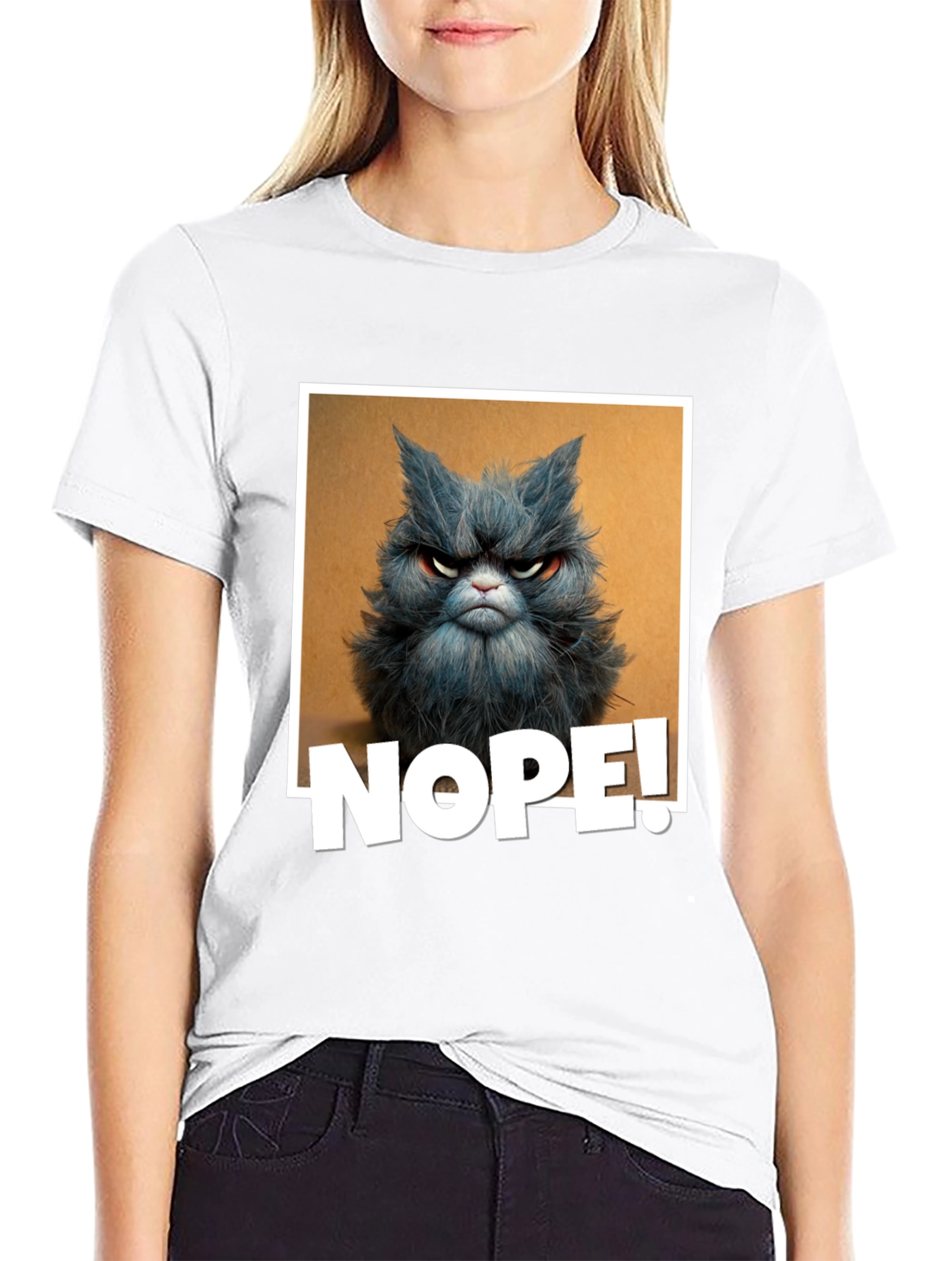 Grumpy Cat NOPE! Graphic Tee