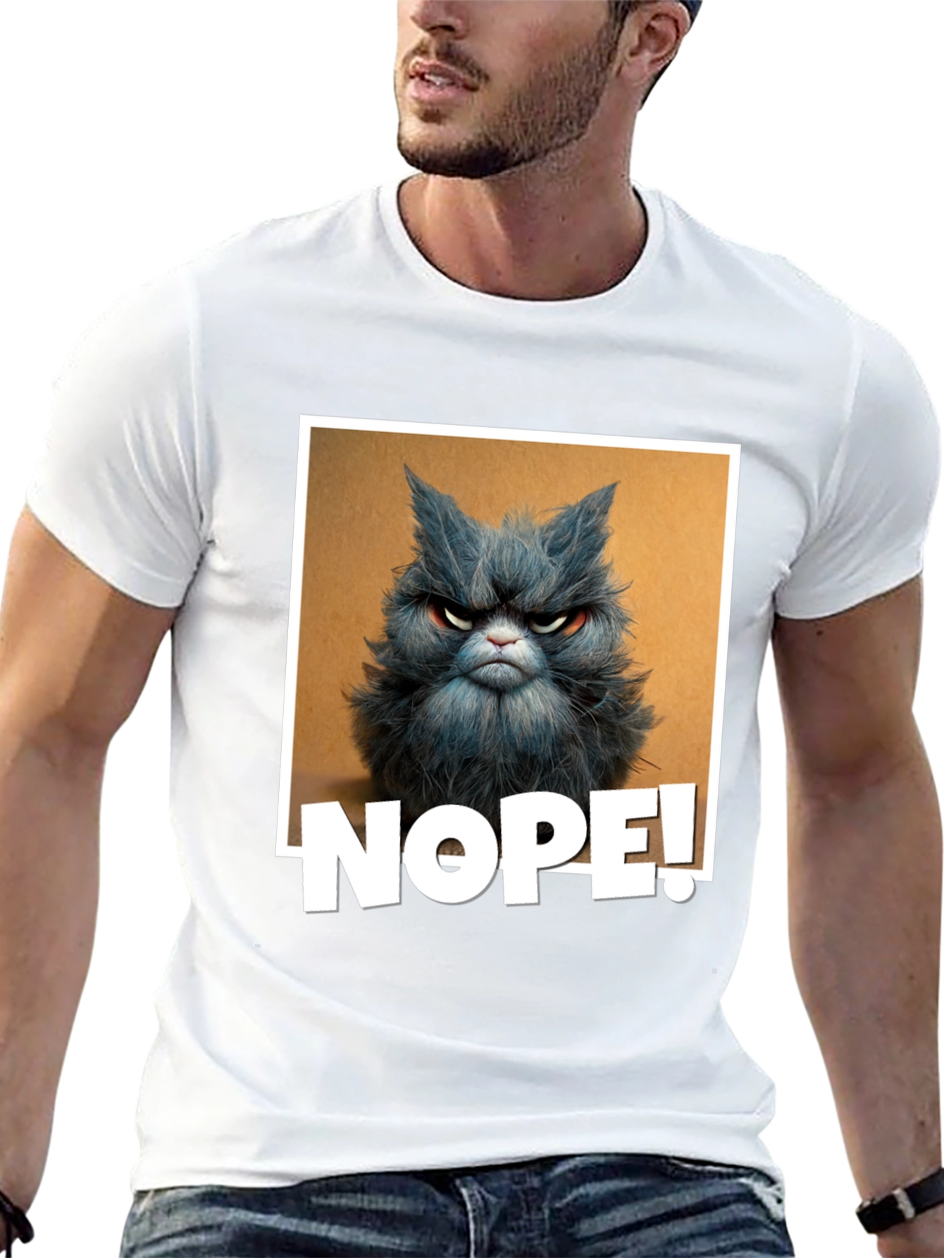 Grumpy Cat NOPE! Graphic Tee