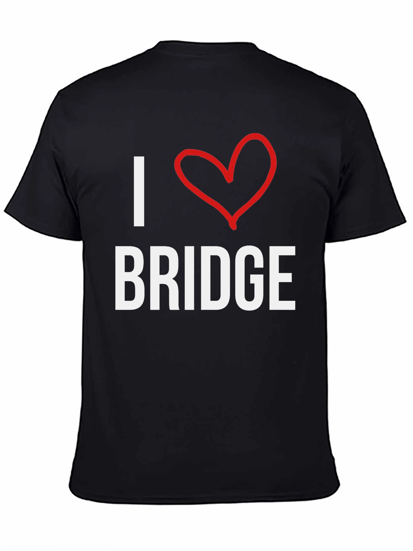 I Love Bridge T-Shirt -  Comfortable Cotton Tee
