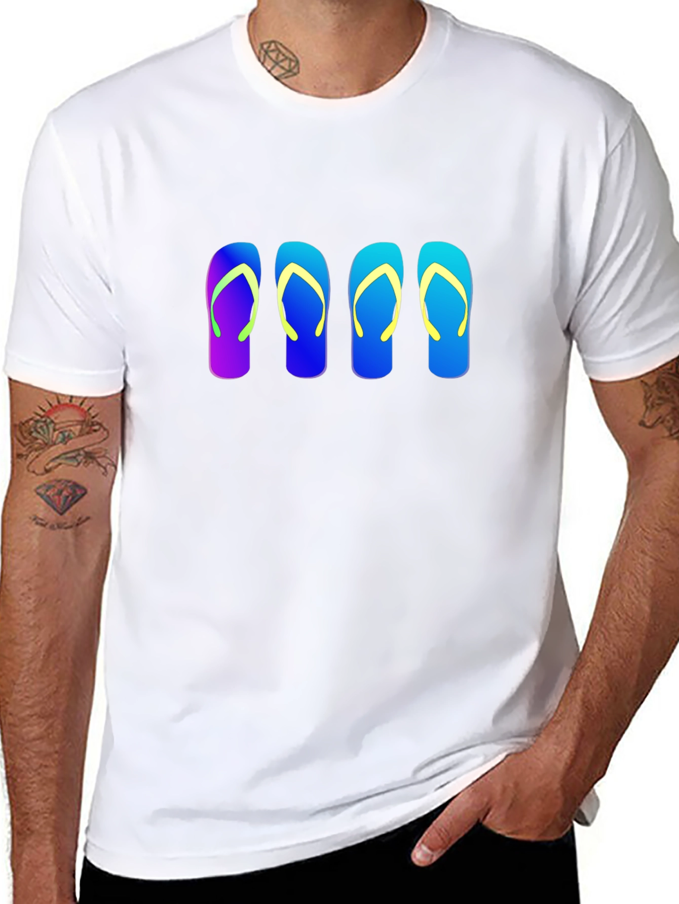Flip Flop T-Shirt - Summer Vibes