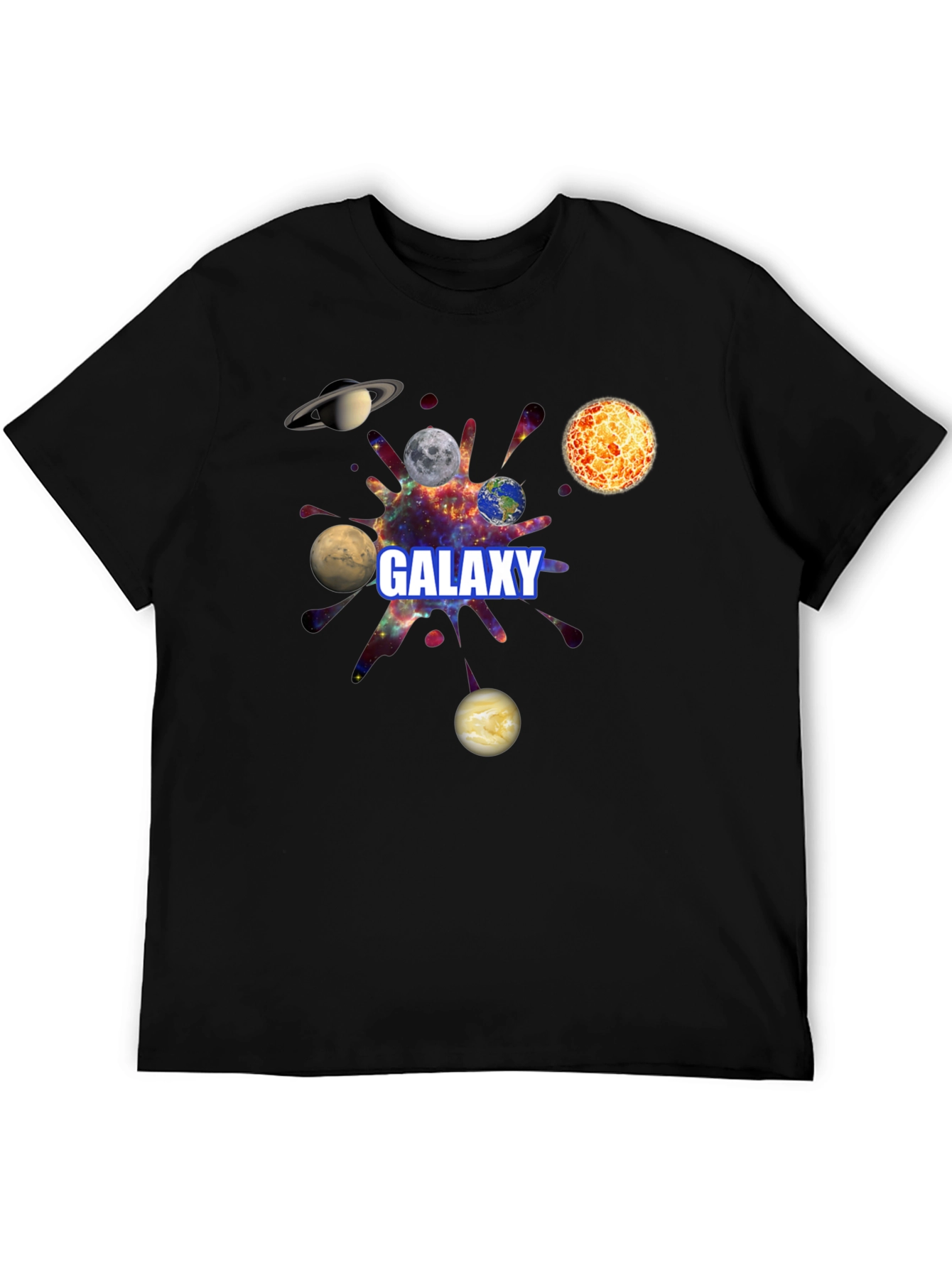 Galaxy Planets Graphic T-Shirt