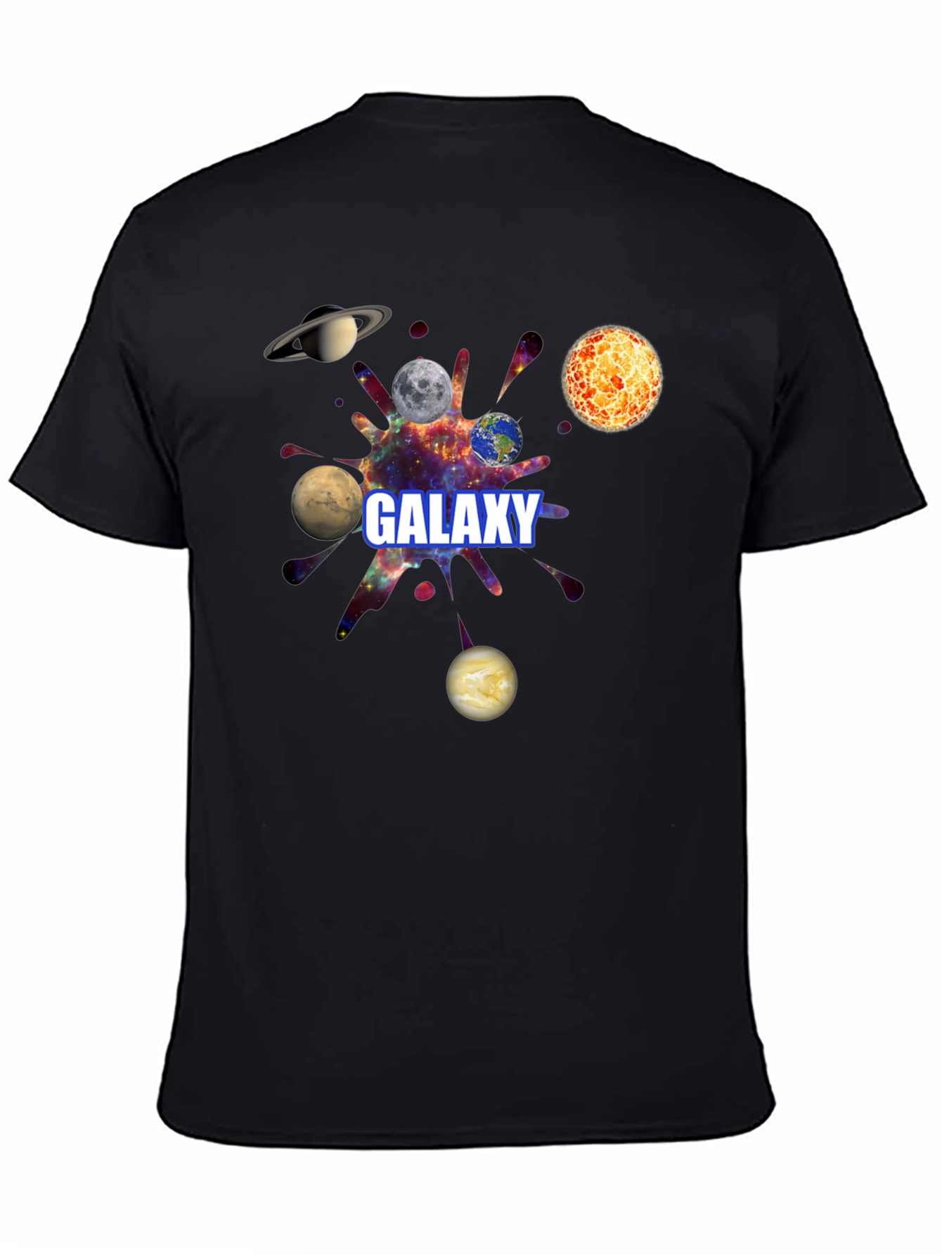 Galaxy Planets Graphic T-Shirt