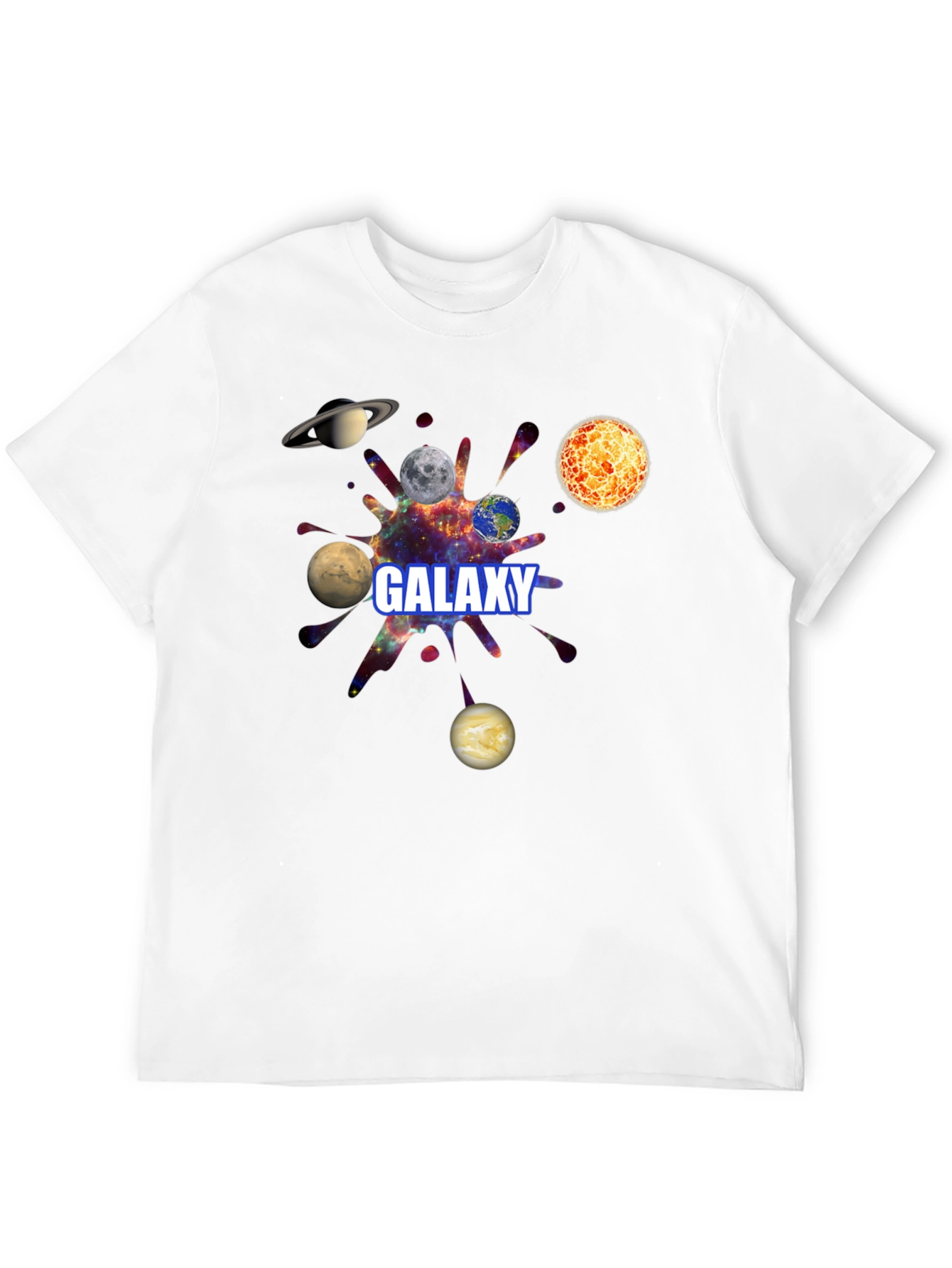 Galaxy Planets Graphic T-Shirt