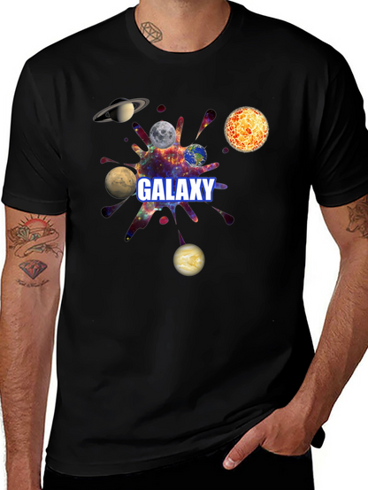 Galaxy Planets Graphic T-Shirt