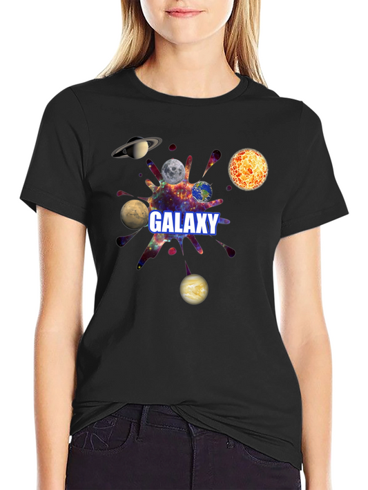 Galaxy Planets Graphic T-Shirt