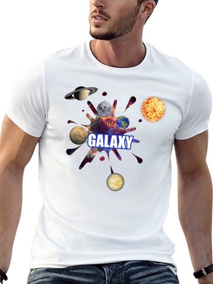 Galaxy Planets Graphic T-Shirt