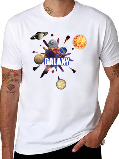 Galaxy Planets Graphic T-Shirt