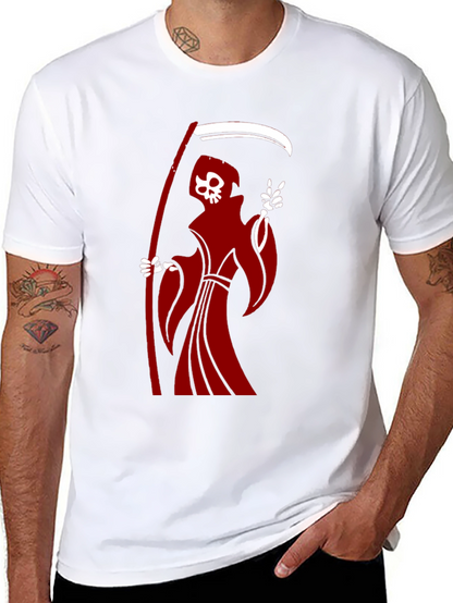 Grim Reaper Graphic T-Shirt - Black