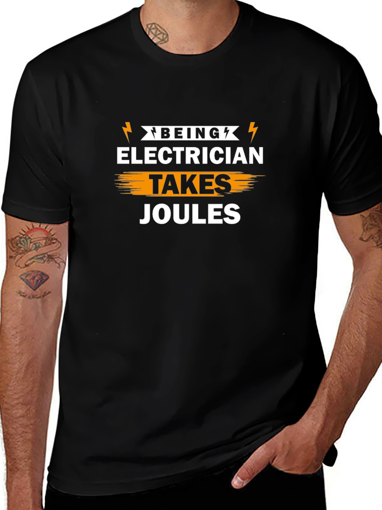 Electrician Humor Graphic T-Shirt - Takes Joules