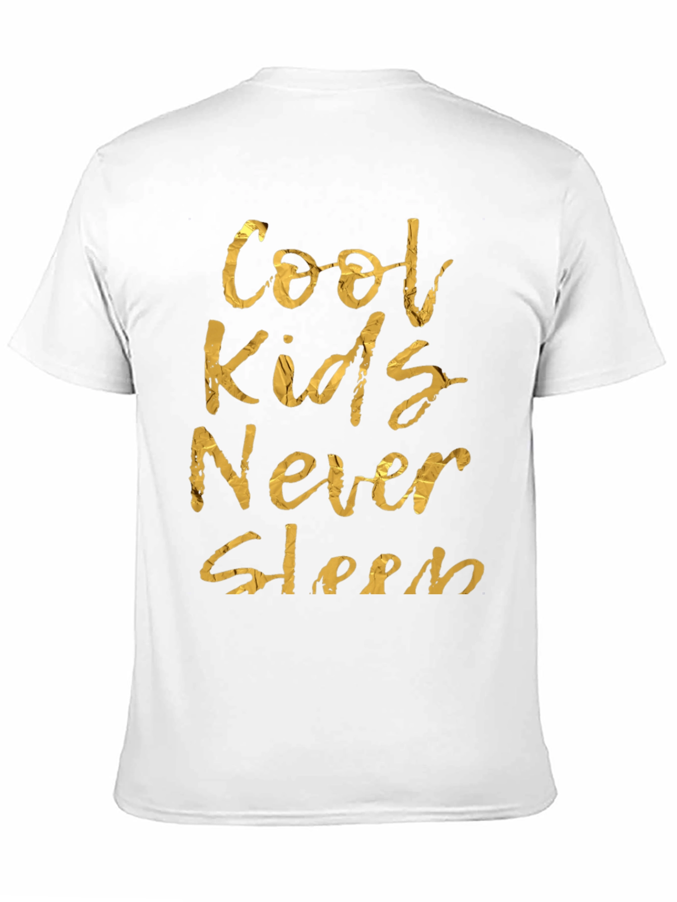 Cool Kids Never Sleep Graphic Tee - Black