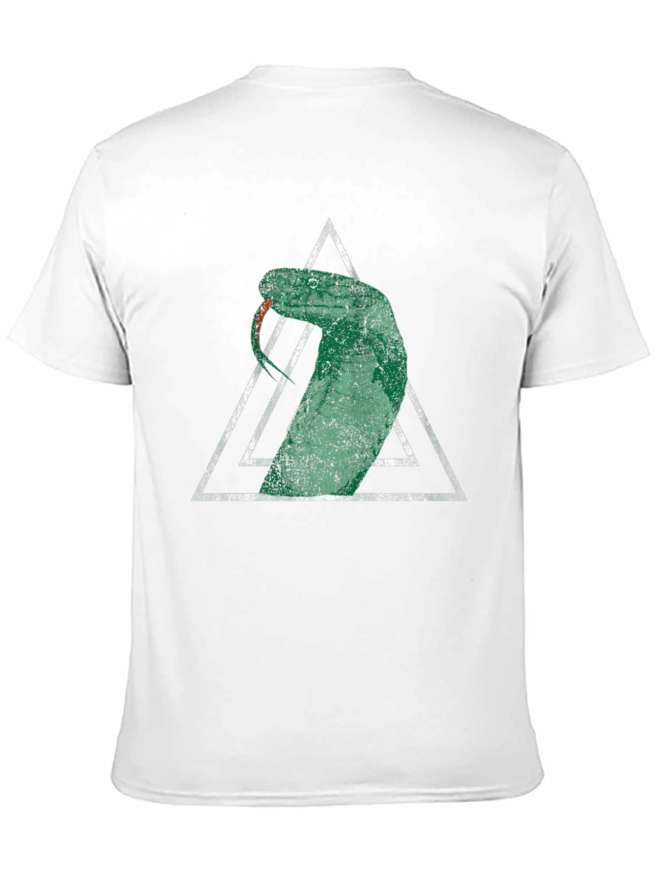 Snake Triangle Graphic T-Shirt