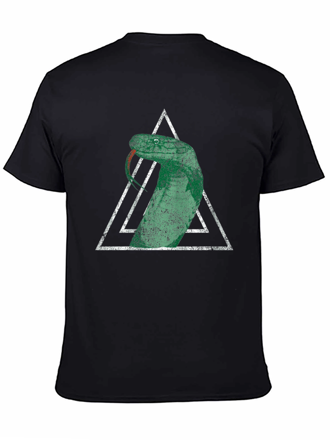 Snake Triangle Graphic T-Shirt