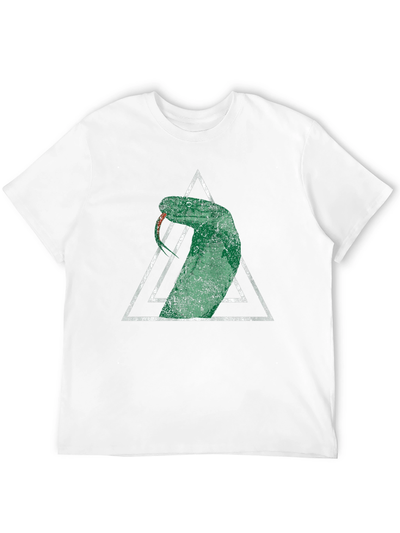 Snake Triangle Graphic T-Shirt