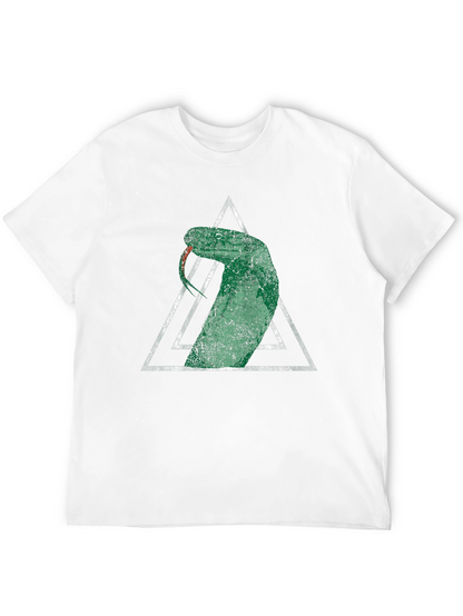 Snake Triangle Graphic T-Shirt