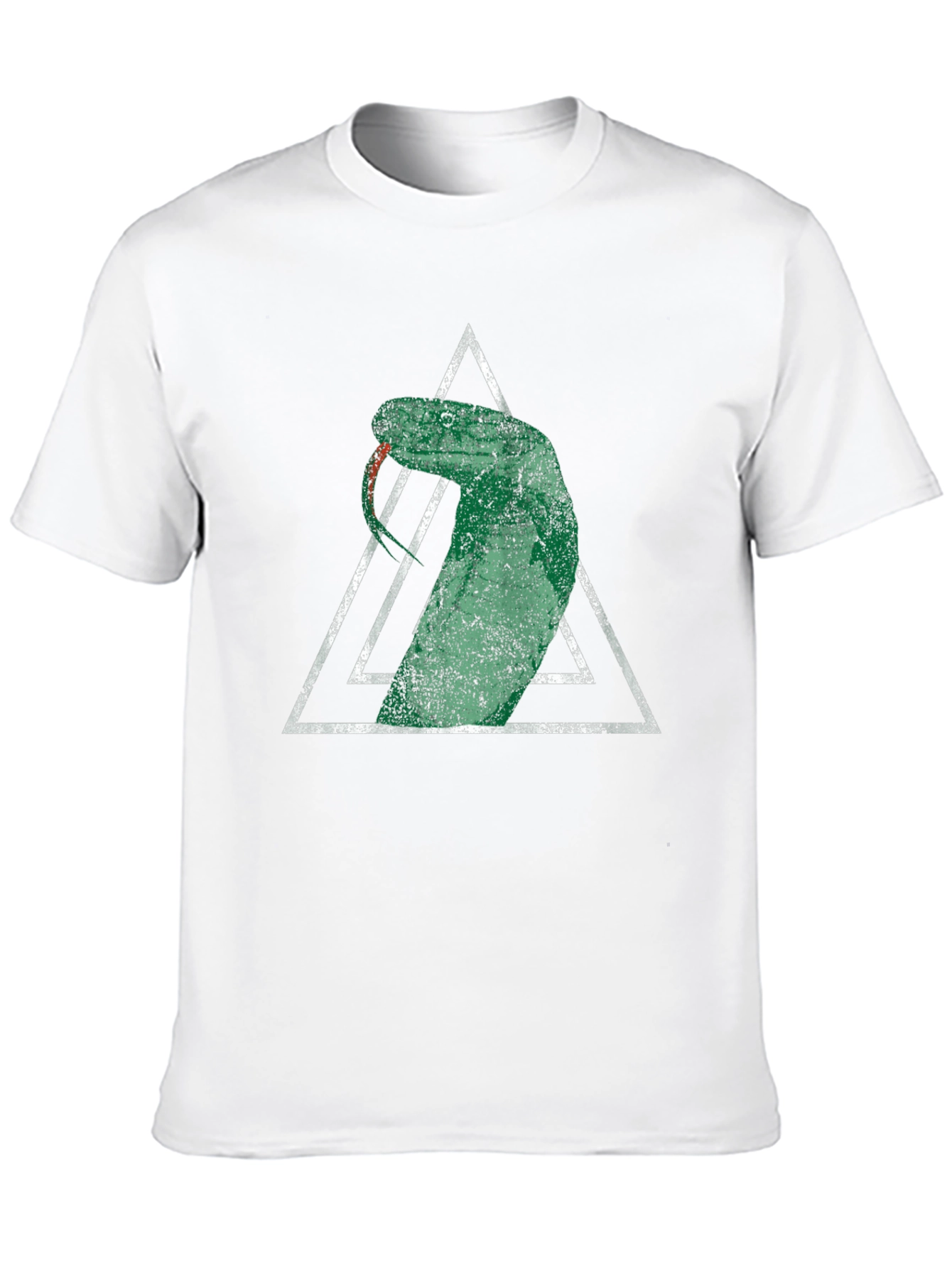 Snake Triangle Graphic T-Shirt