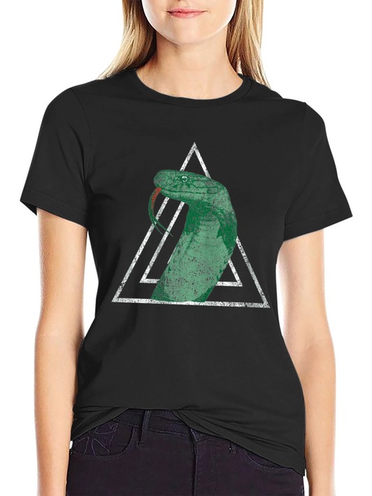 Snake Triangle Graphic T-Shirt