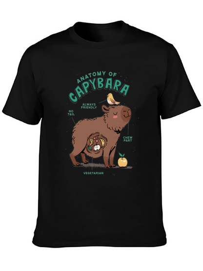 Anatomy of a Capybara Graphic T-Shirt