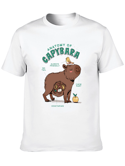 Anatomy of a Capybara Graphic T-Shirt