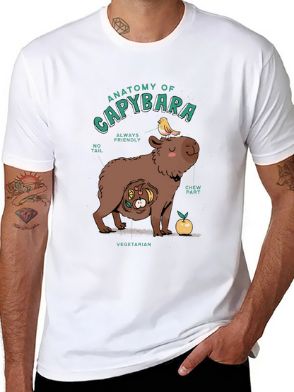 Anatomy of a Capybara Graphic T-Shirt