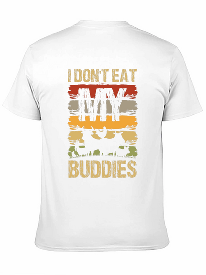 Vegan T-Shirt - I Dont Eat My Buddies