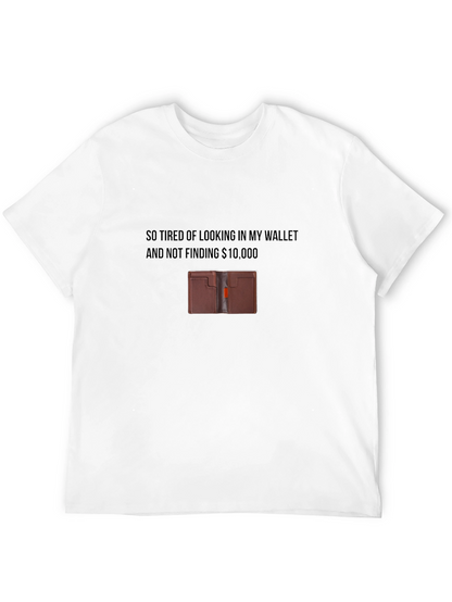 Humorous Wallet T-Shirt - $10000 Wish!