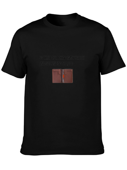 Humorous Wallet T-Shirt - $10000 Wish!