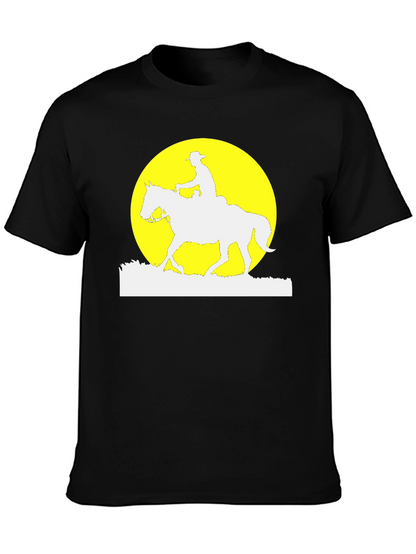 Cowboy Moon Silhouette T-Shirt
