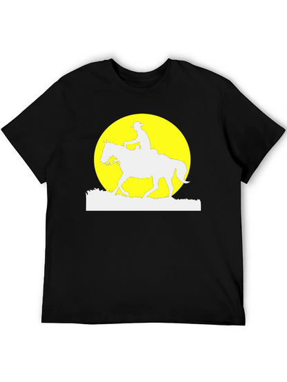 Cowboy Moon Silhouette T-Shirt