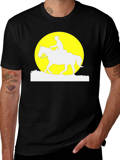 Cowboy Moon Silhouette T-Shirt
