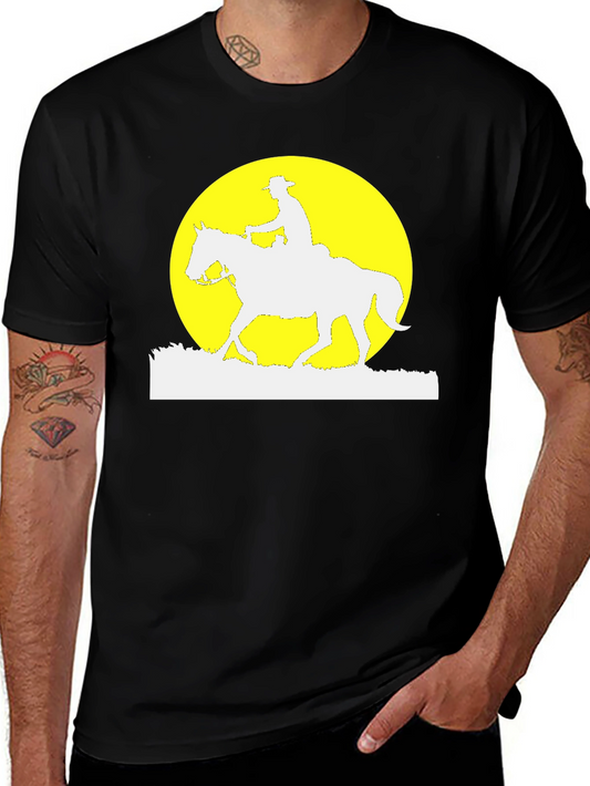 Cowboy Moon Silhouette T-Shirt