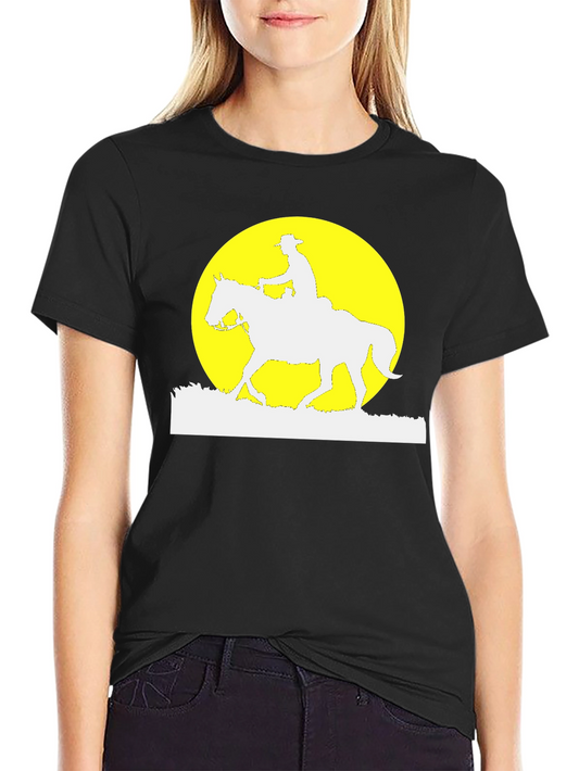 Cowboy Moon Silhouette T-Shirt