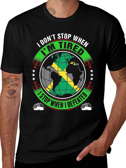 Jamaica Flag Motivational T-Shirt