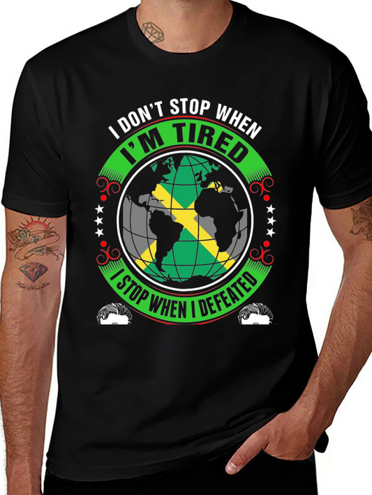 Jamaica Flag Motivational T-Shirt