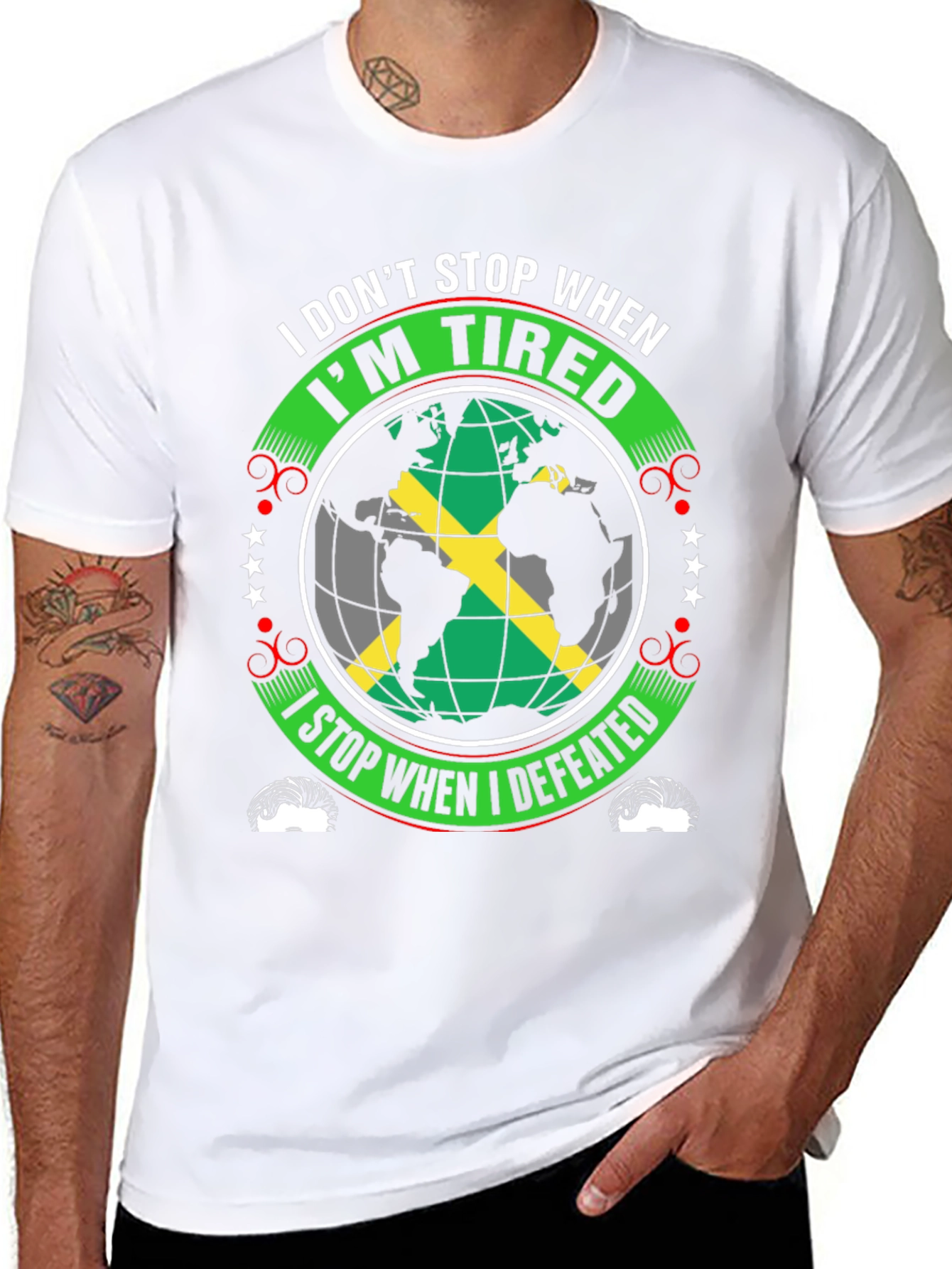 Jamaica Flag Motivational T-Shirt