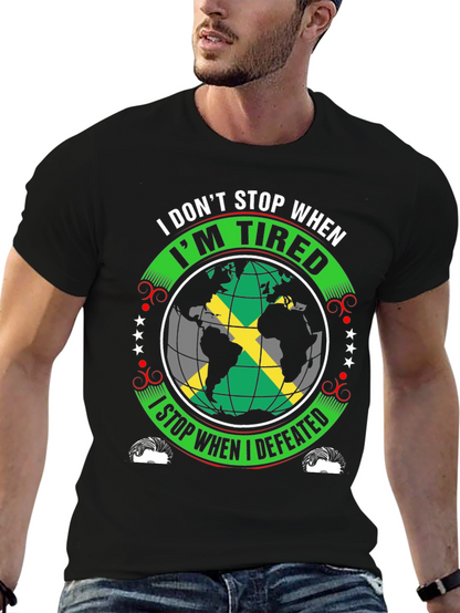 Jamaica Flag Motivational T-Shirt